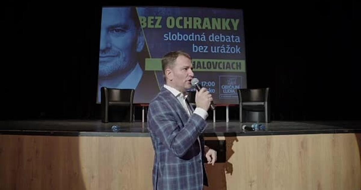 Matovič debatoval v Michalovciach dve hodiny oponenta pozval na večeru