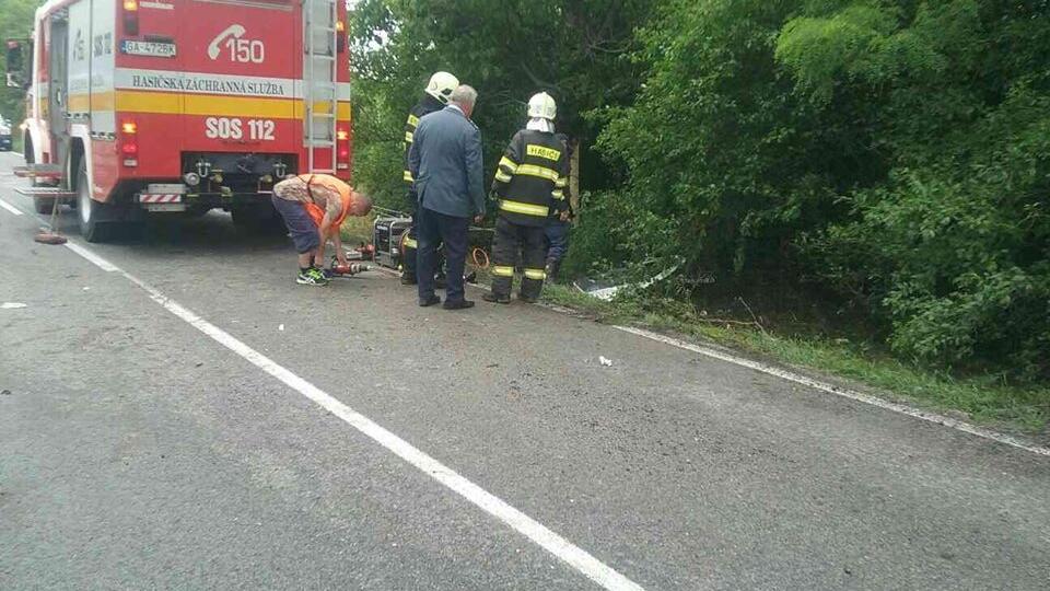 Zbyto N Nehoda Za Banskou Bystricou Vodi Dod Vky Sa Ocitol V