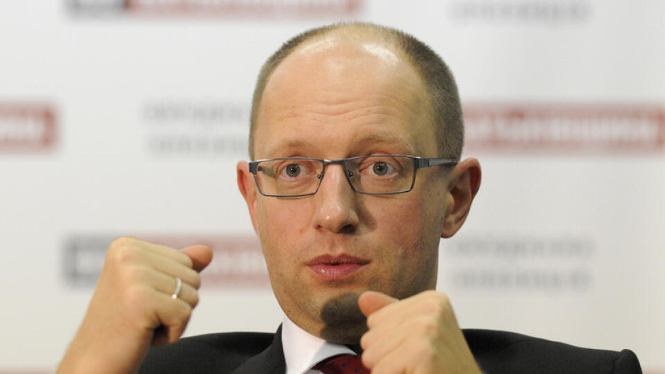 Ukrajinský premiér Arsenij Jaceňuk.