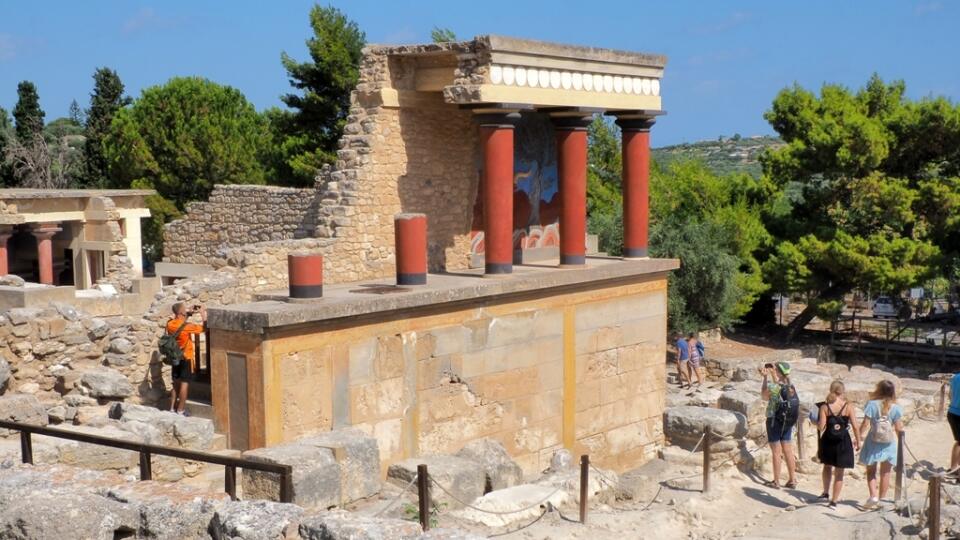 Palác Knossos.