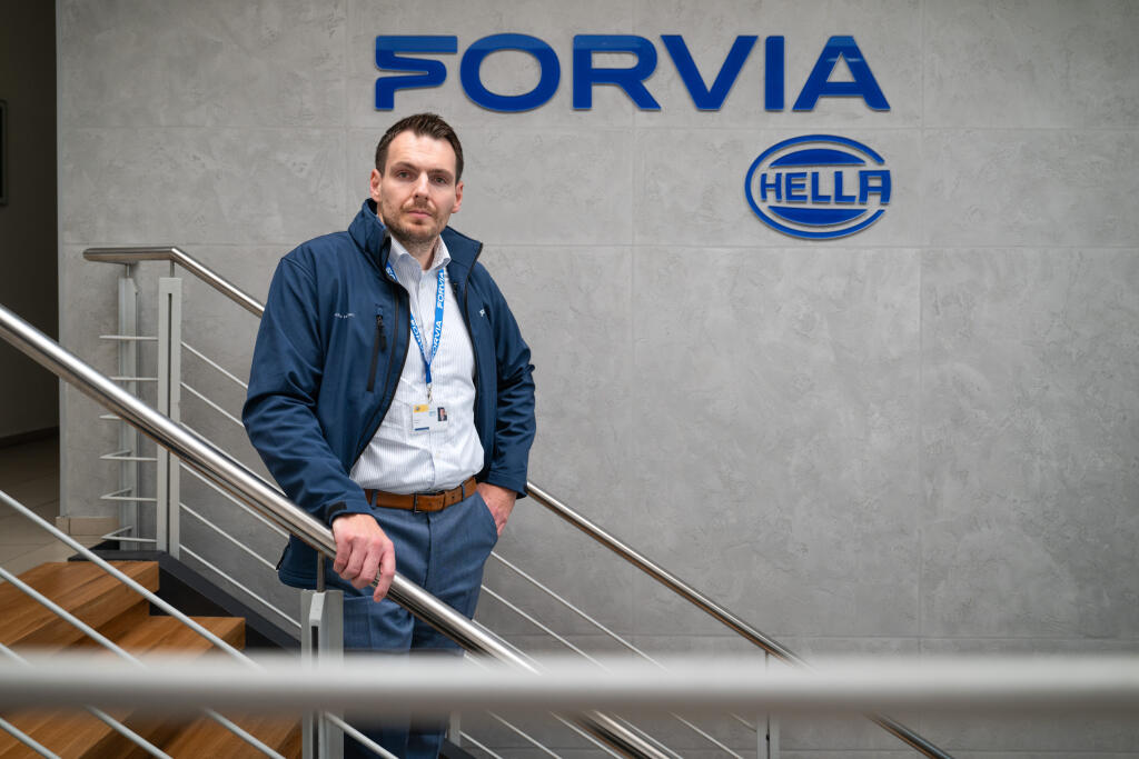 Na snímke Vladimír Huťan, CEO HELLA Slovakia Lighting s.r.o.