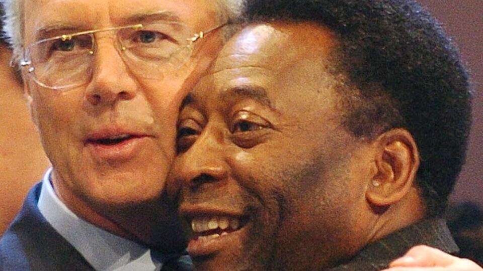 Franz Beckenbauer a Pelé