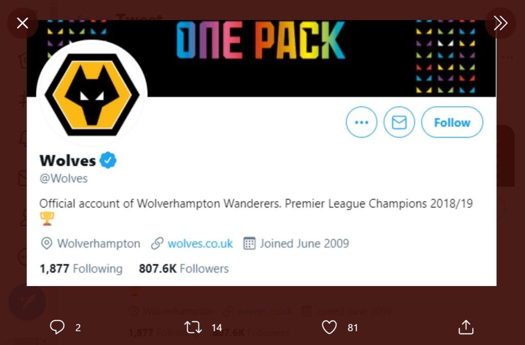 Wolverhampton sa vyhlásil za víťaza Premier League 2018/2019.