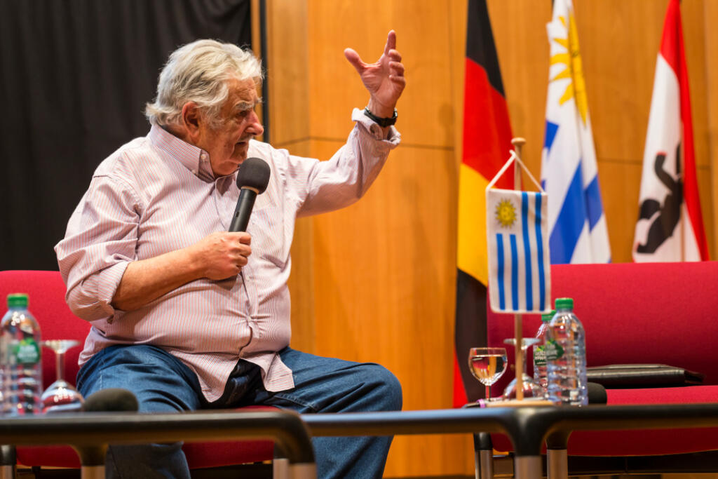 Berlin,,Germany,6/23/2016,Former,Uruguayan,President,José,“pepe”,Mujica,Gives