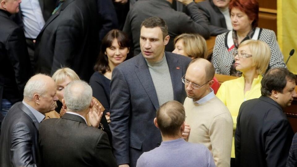 Vitalij Kličko, líder strany UDAR.