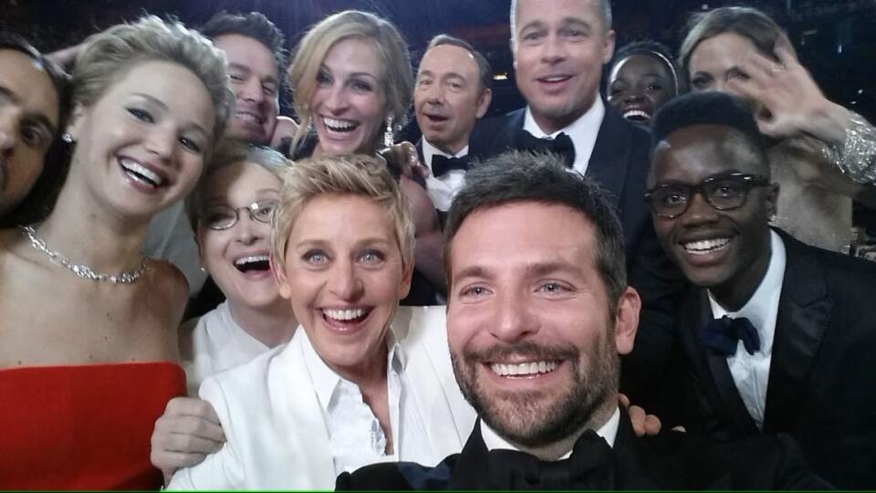 selfie na Oscaroch