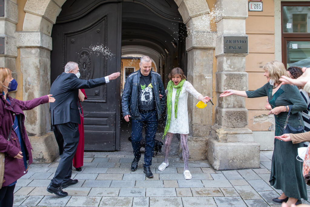 Na snímke je Katarína Feldeková a Richard Šimurka.