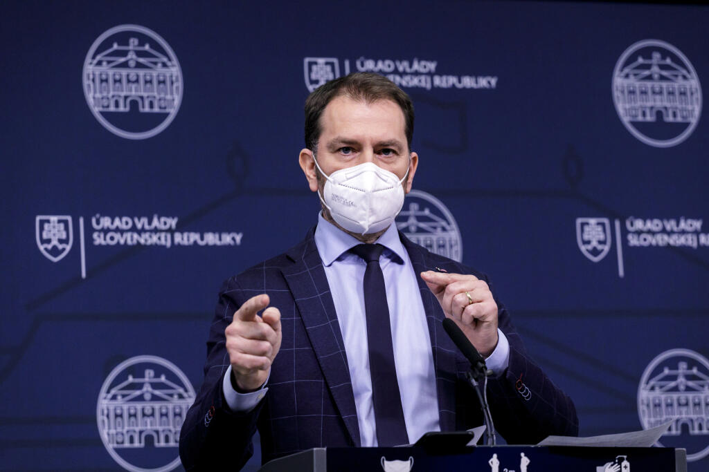 Na snímke podpredseda vlády a minister financií SR Igor Matovič (OĽaNO).