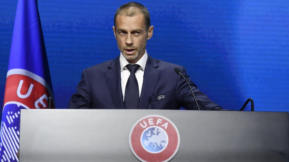 Prezident Európskej futbalovej únie (UEFA) Aleksander Čeferin.