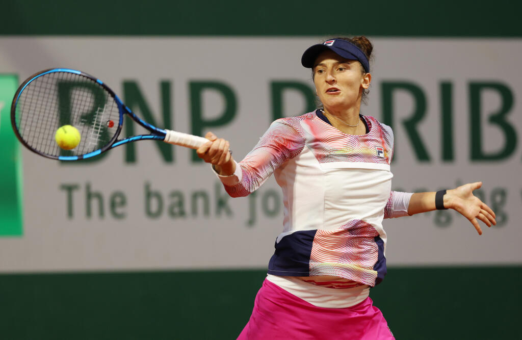Rumunská tenistka Irina-Camelia Beguová na Roland Garros.