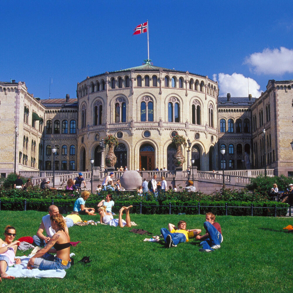 Parlament, Oslo, Nórsko