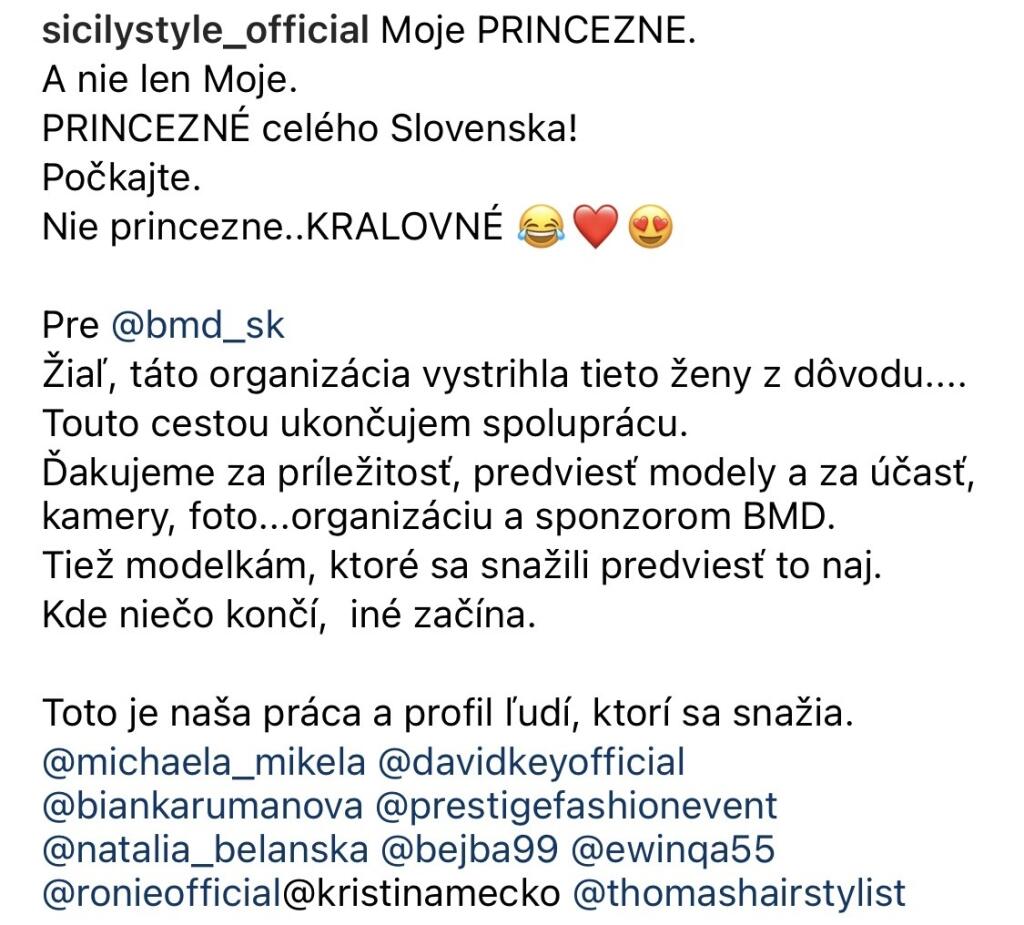 Návrhárka Andrea Koreňová bola z jej pokazenej prehliadky právom znechutená.