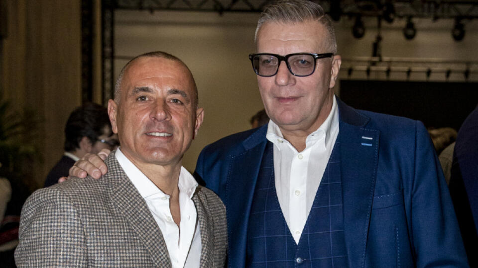 Francesco Calzona a Ján Kováčik.