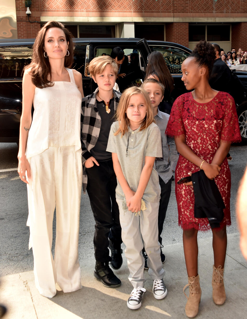 Angelina Jolie s deťmi.