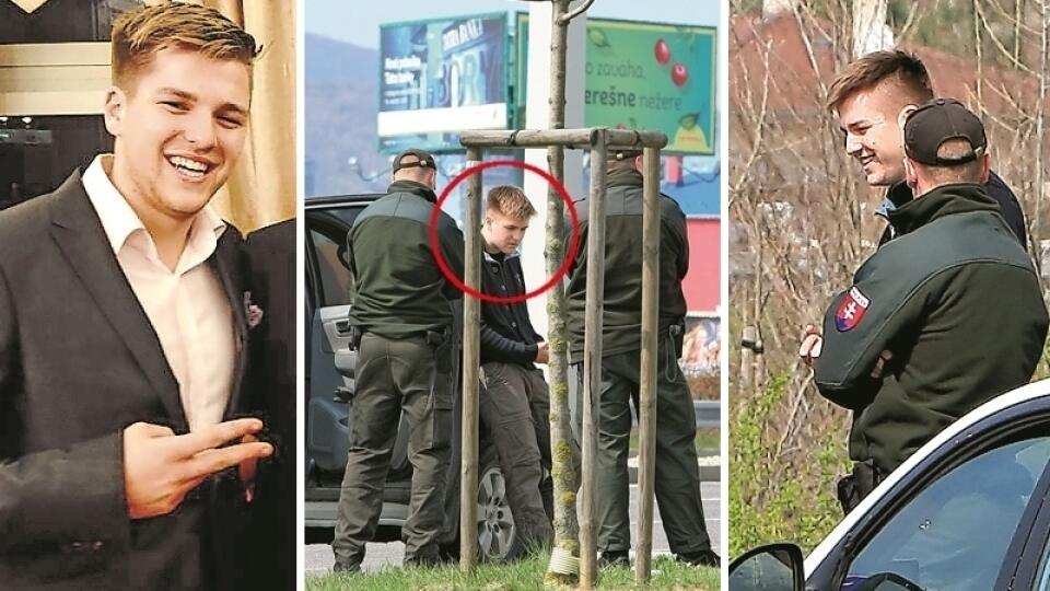 Juraja Krúpu s tromi kamarátmi policajti zadržali a obvinili z výtržníctva. Starostovmu synovi nechýbal úsmev na tvári.