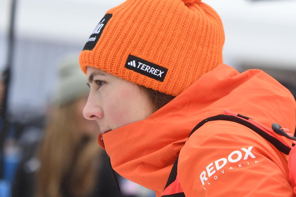 Na snímke slovenská lyžiarka Petra Vlhová po 2. kole slalomu žien Svetového pohára v alpskom lyžovaní v českom Špindlerovom Mlyne v nedeľu 29. januára 2023. FOTO TASR - Martin Baumann