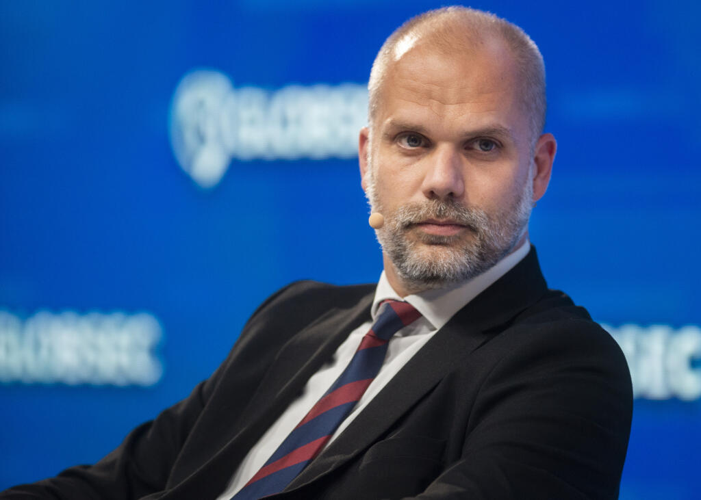 Minister obrany SR Martin Sklenár počas konferencie Globsec Bratislava Forum 2023 v Bratislave 29. mája 2023.