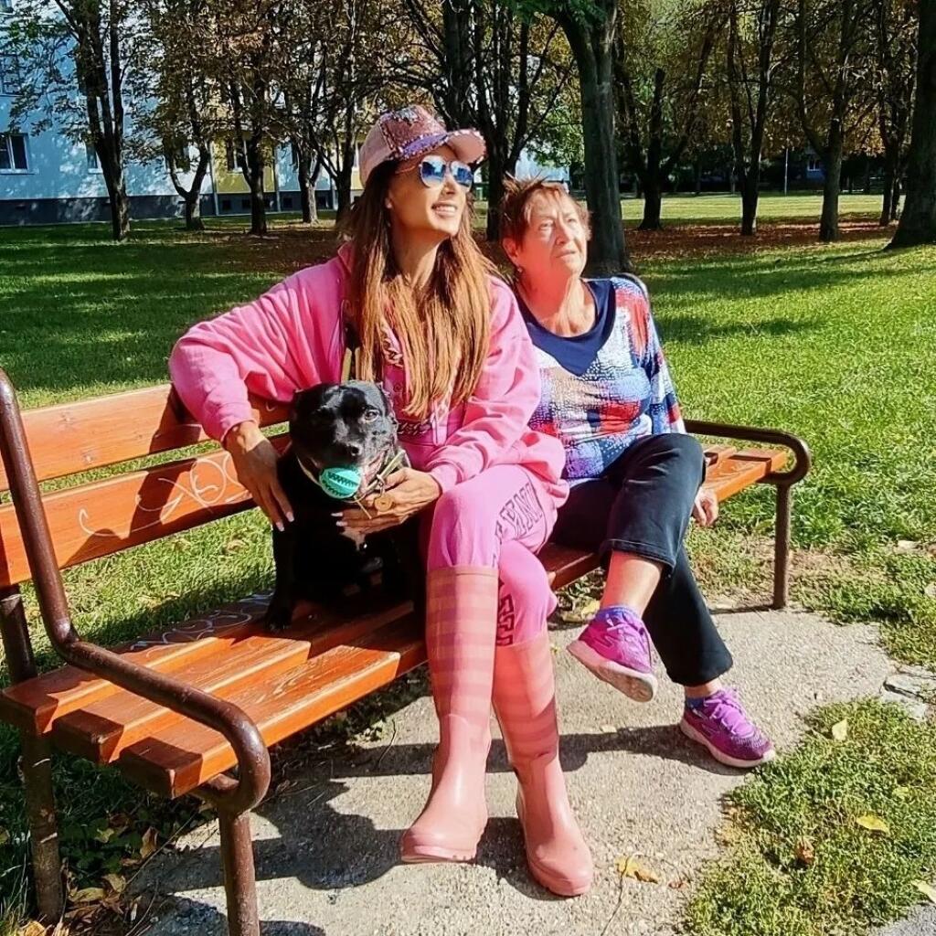 Zora Czoborová s milovanou mamou