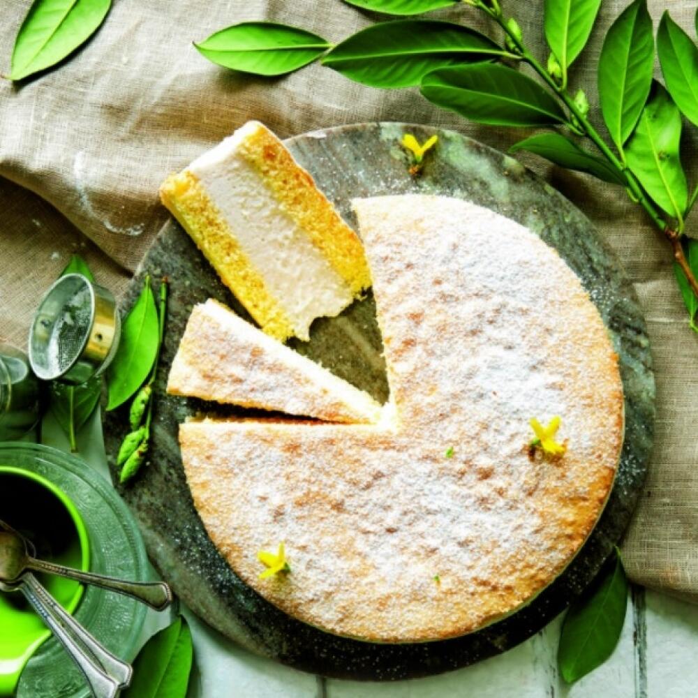 Torta s limetkovým krémom