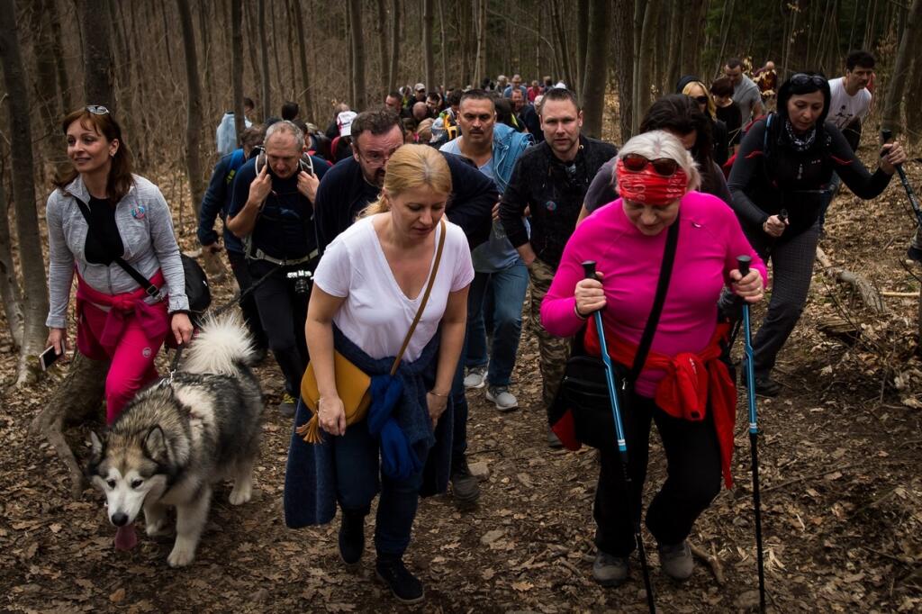 A viackrát sme Čaputovú videli aj na túre.