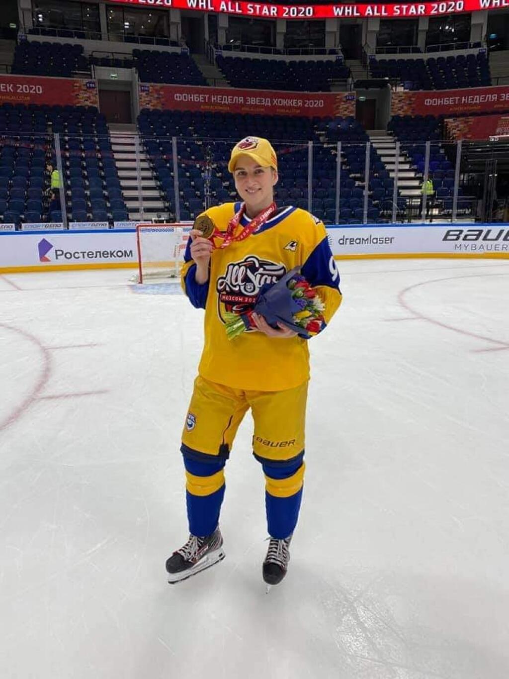 Slovenská hokejista Nicol Lucák Čupková získala pred pár dňami už tretí titul v ruskej najvyššej súťaži.