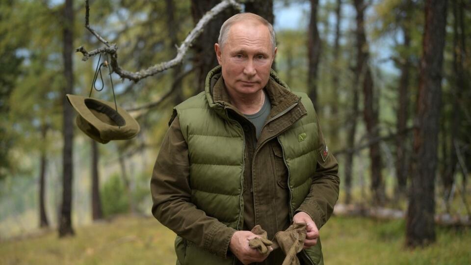 Vladimir Putin počas svojej sibírskej idylky.