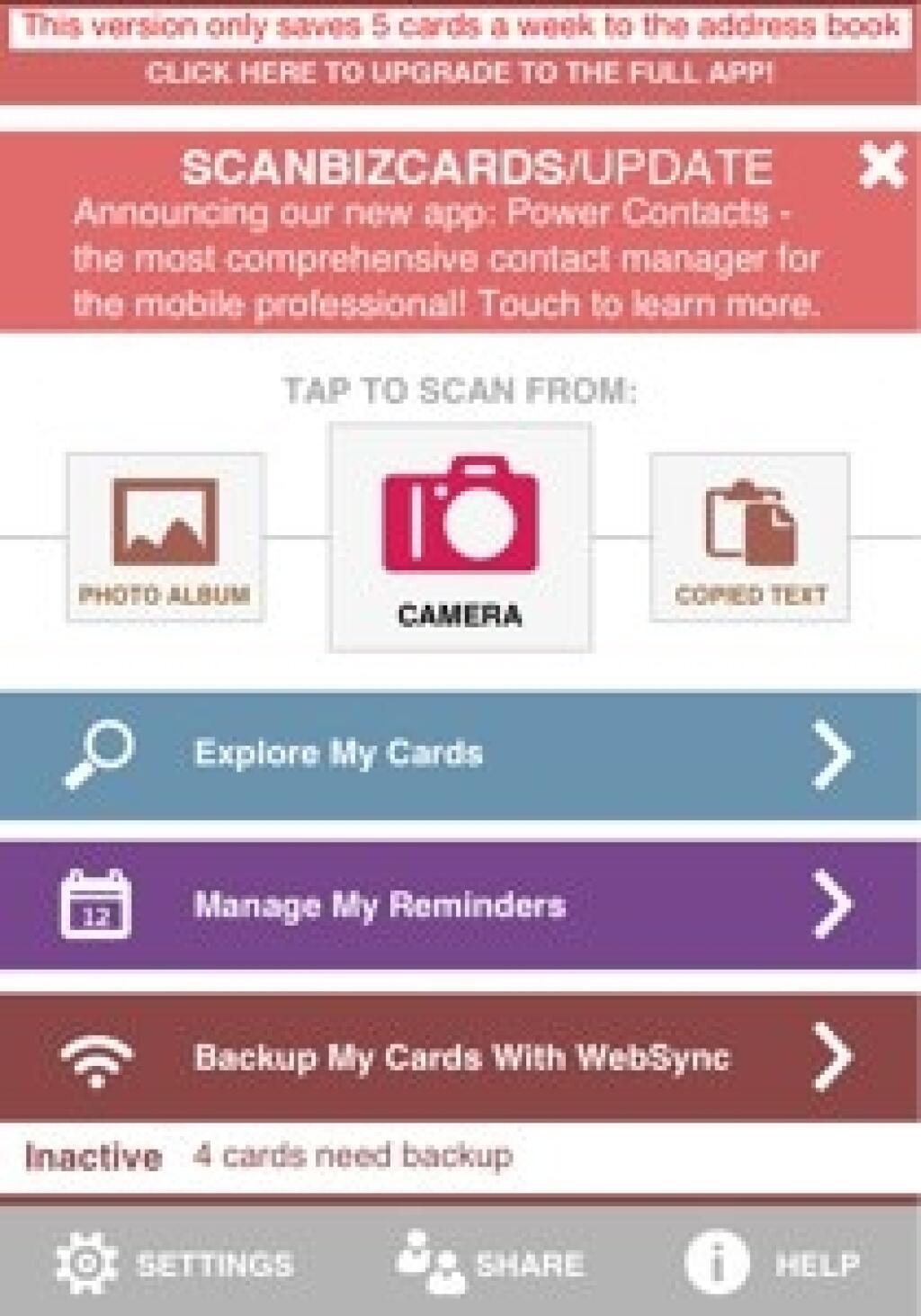 Appka dňa: ScanBizCards pomôže s vizitkami do mobilu