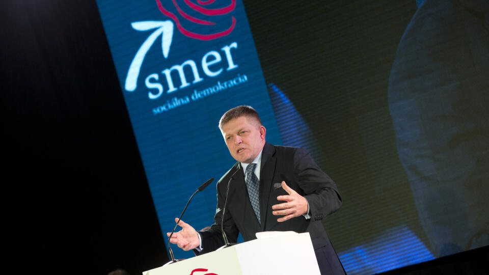 Slávnostný snem strany SMER-SD
Na obr. Róbert Fico