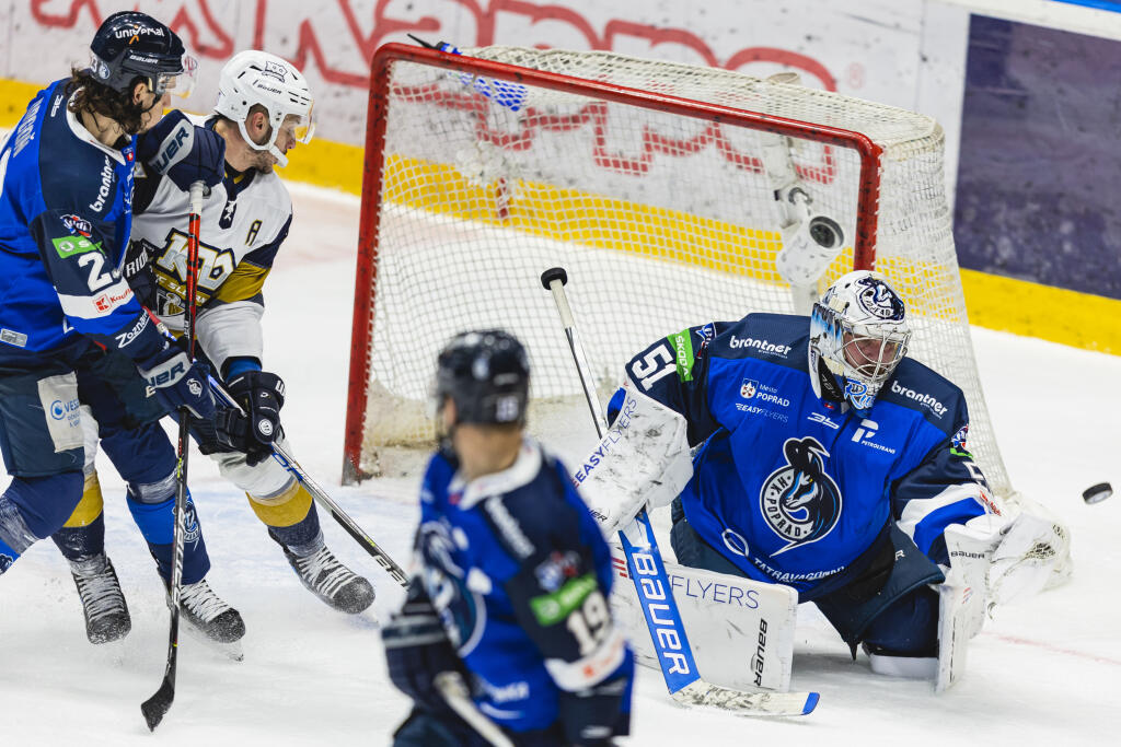 Zápas 21.kola hokejovej Tipos Extraligy medzi HC Slovan Bratislava a HK Poprad.