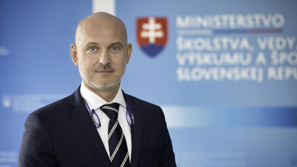 Minister školstva, vedy, výskumu a športu SR Branislav Gröhling