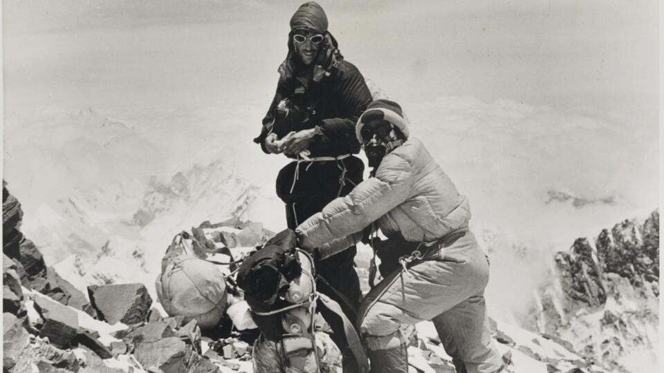 Prví na Evereste: Na britskej expedícii v roku 1953 - Hillary, vľavo, a Tenzing.