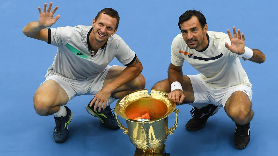 Filip Polášek a Ivan Dodig.