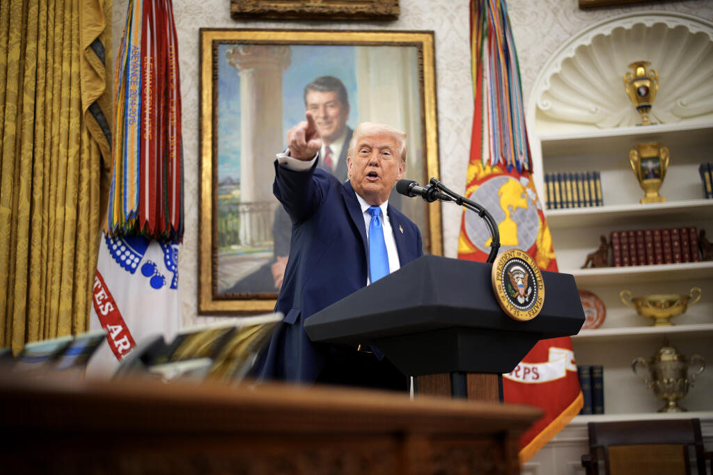 President Trump Holds Swearing-In Ceremony At The White House For U.S Attorney For New Jersey