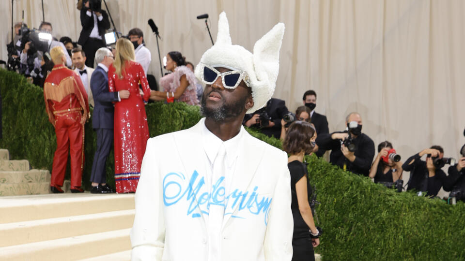 Dizajnér Virgil Abloh na minuloročnom festivale Met Gala