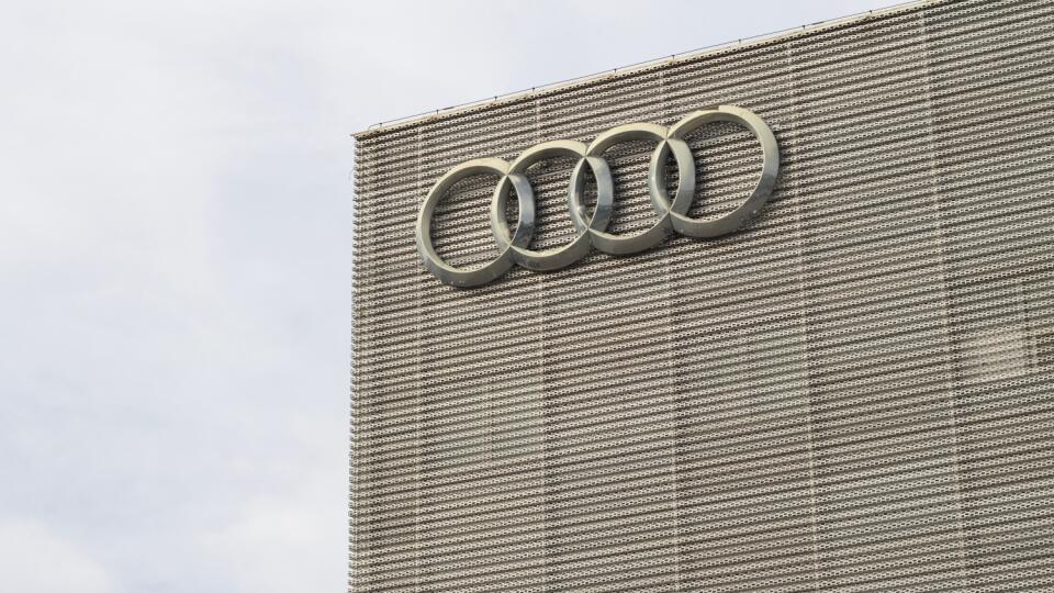 Beijing,,China,-,Oct,4,,2023:,Audi,Logo,Is,Seen