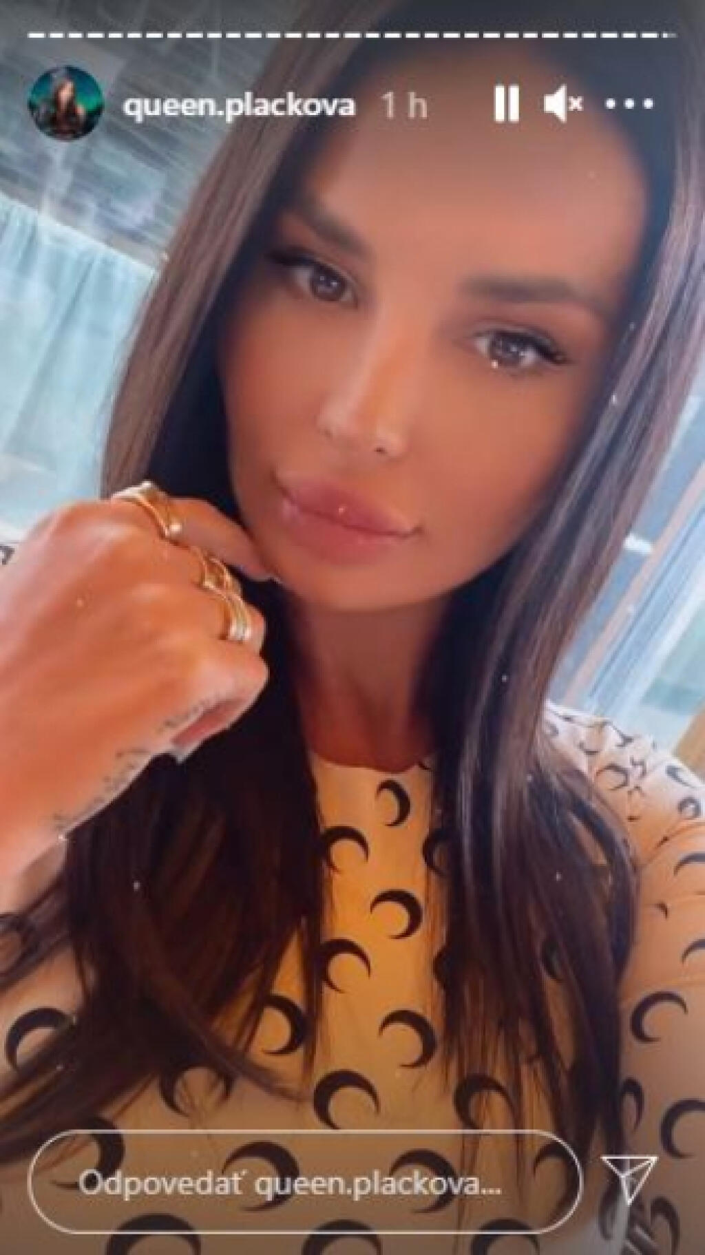 Zuzana Plačková po rozpustení pier.
