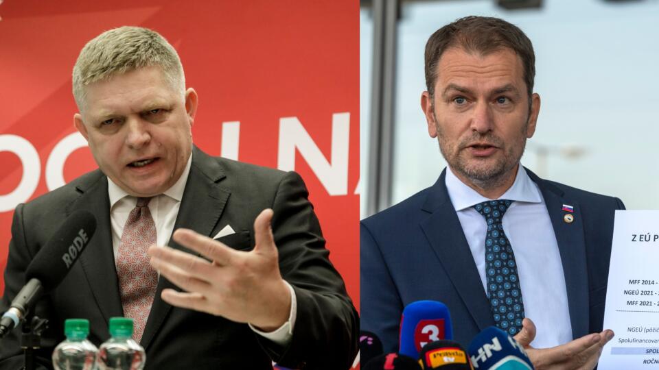 Robert Fico a Igor Matovič