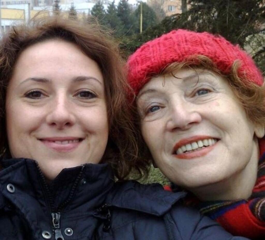 Zuzana s mamou.