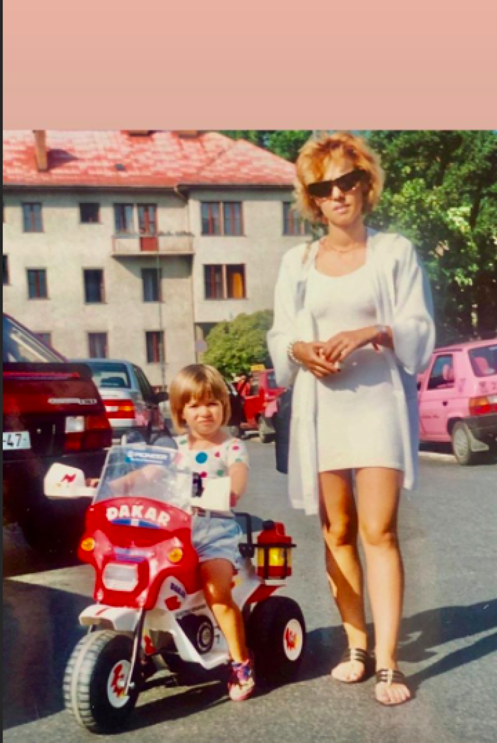 Dominika Cibulková so svojou maminou Katarínou, keď ešte bola malá.
