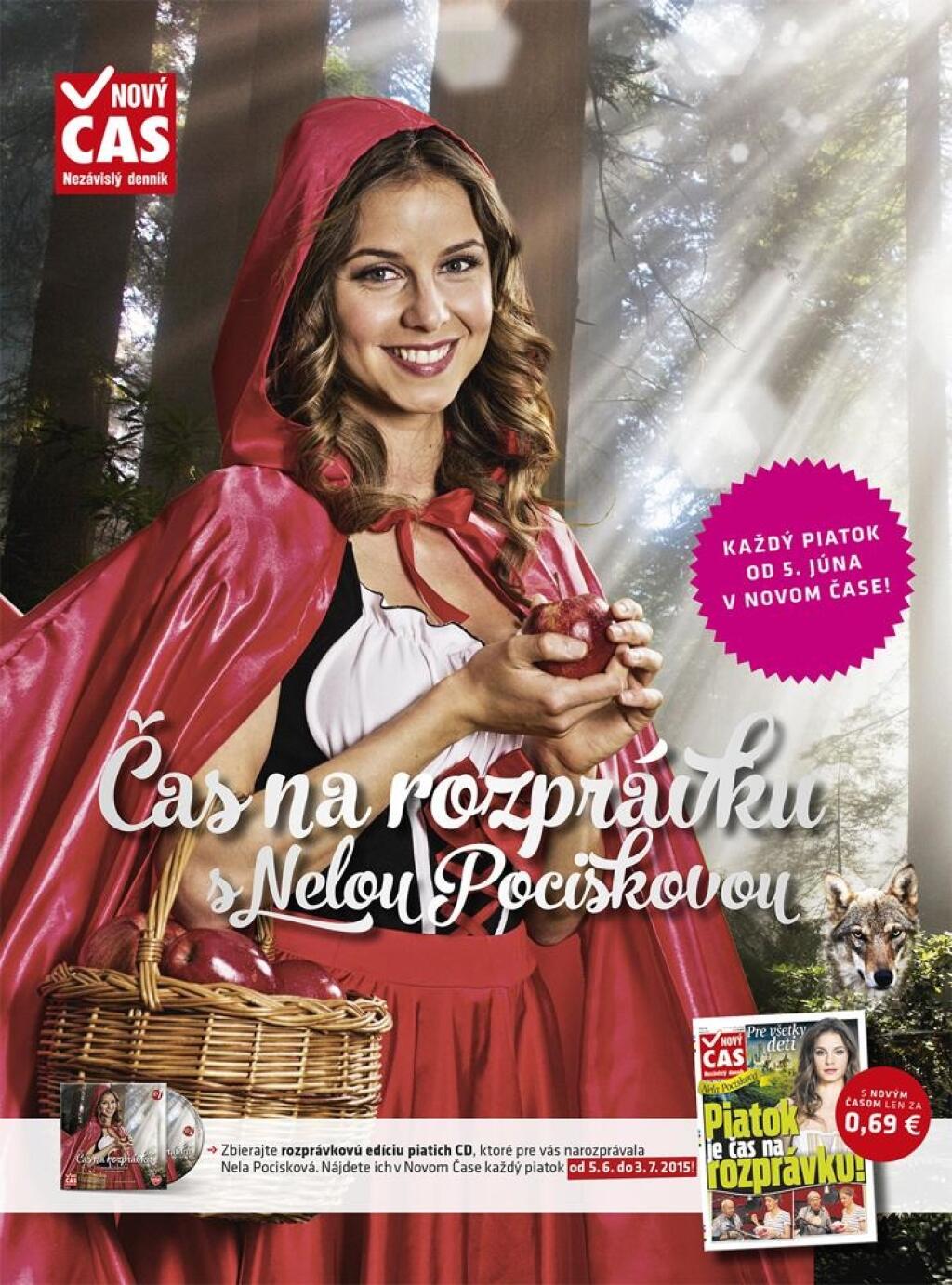 Nový Čas bude pribaľovať CD s rozprávkami. Načítala ich Pocisková