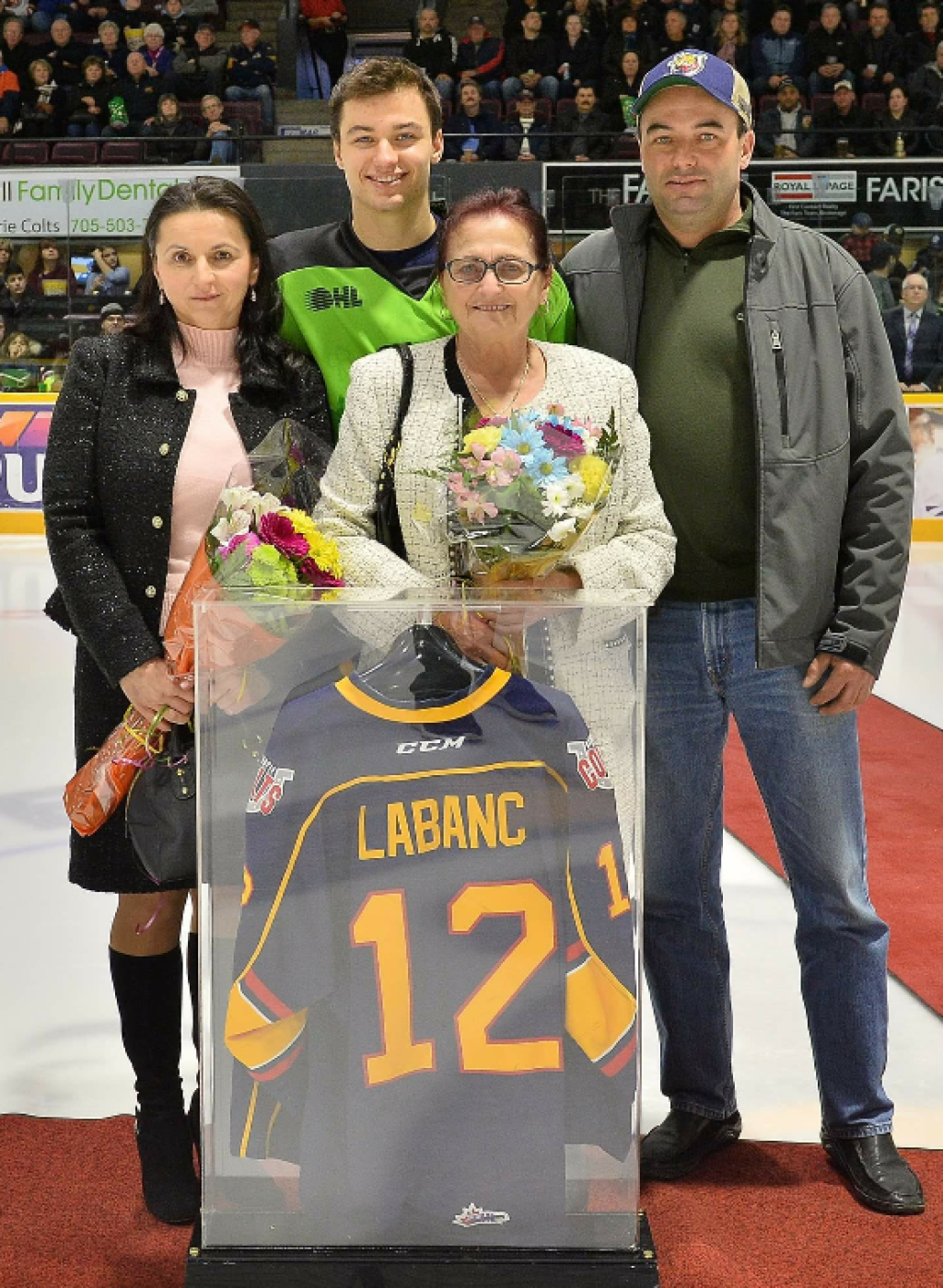 Kevin Labanc s rodinou.