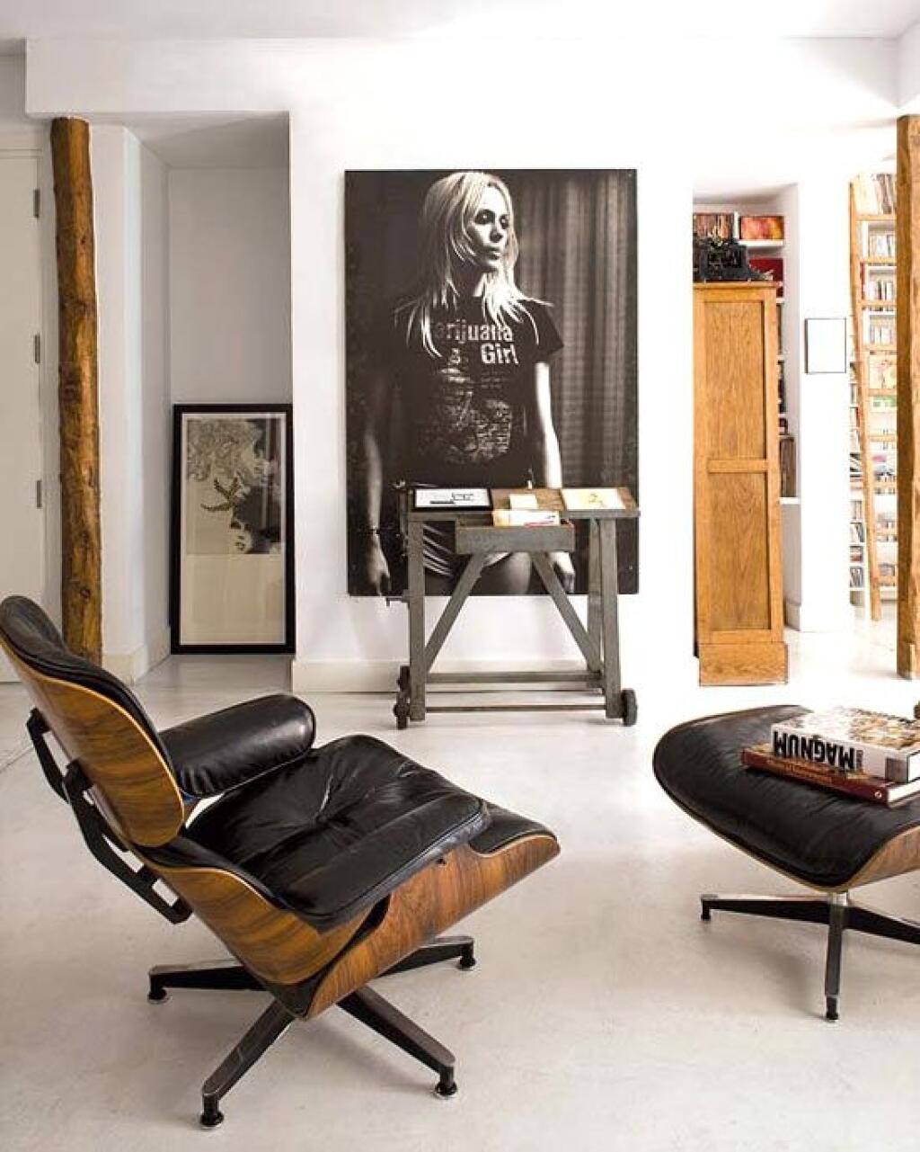 Eames Lounge Chair в интерьере