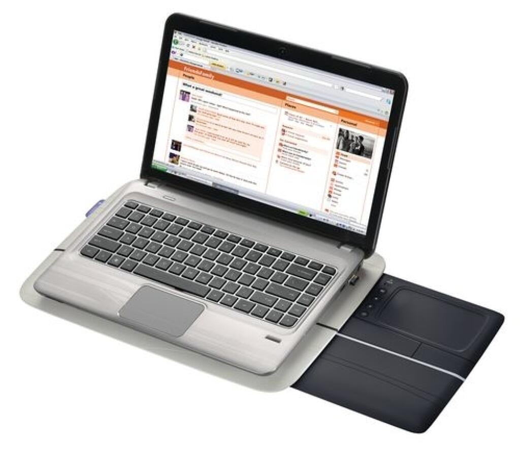 Logitech Touch Lapdesk N600: Podložka s touchpadom