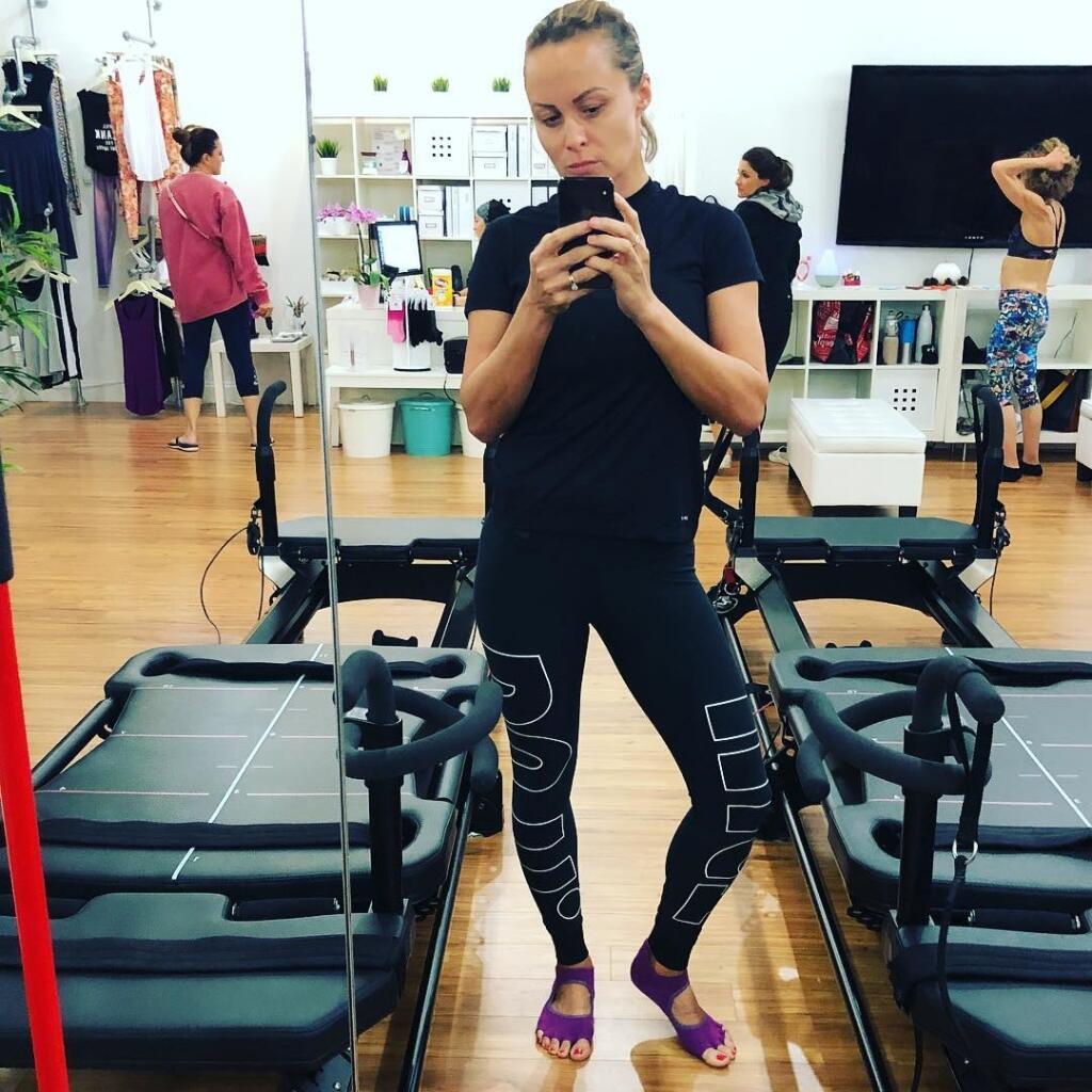 Martina Sabbatini sa udržiava intenzívnym cvičením.