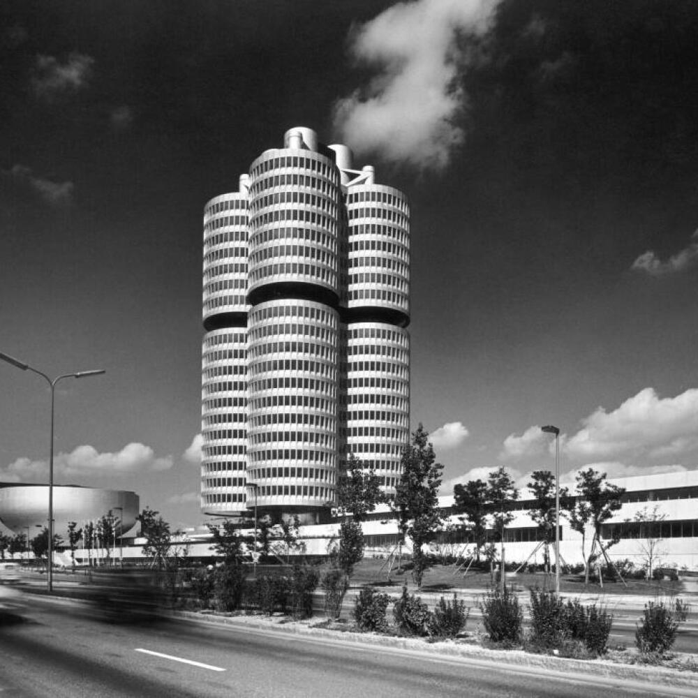 Budova BMW v Mníchove.