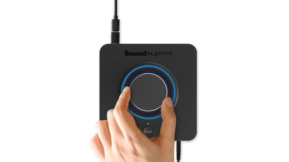 Sound Blaster X3 má jednoduché a praktické ovládanie