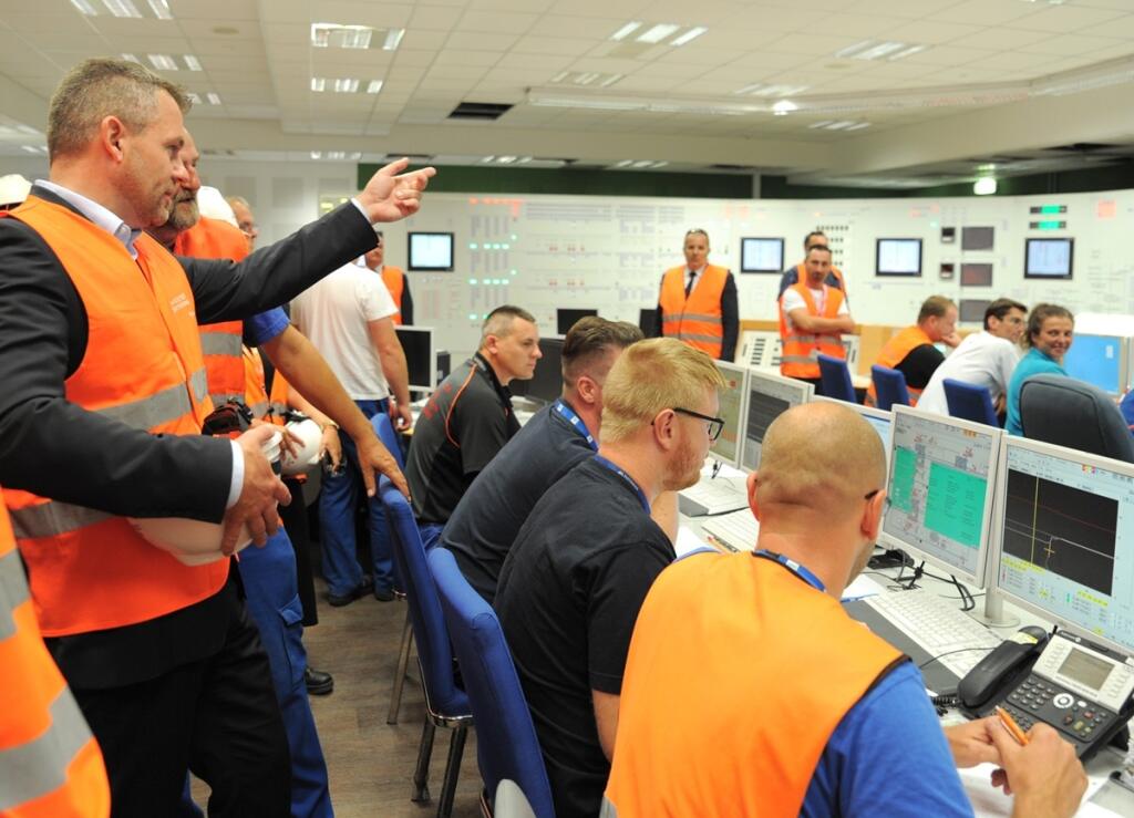 Bloková dozorňa Atómových elektrární Mochovce