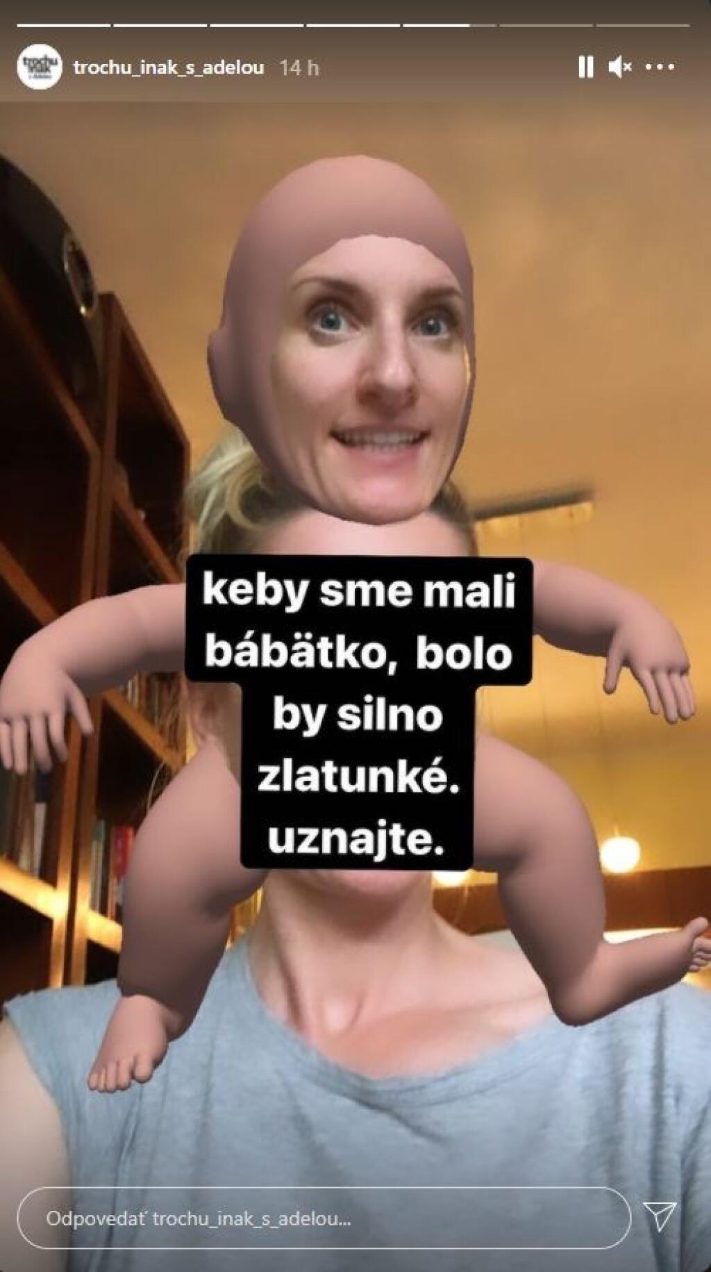 Čo hovoríte na tento jej príspevok?