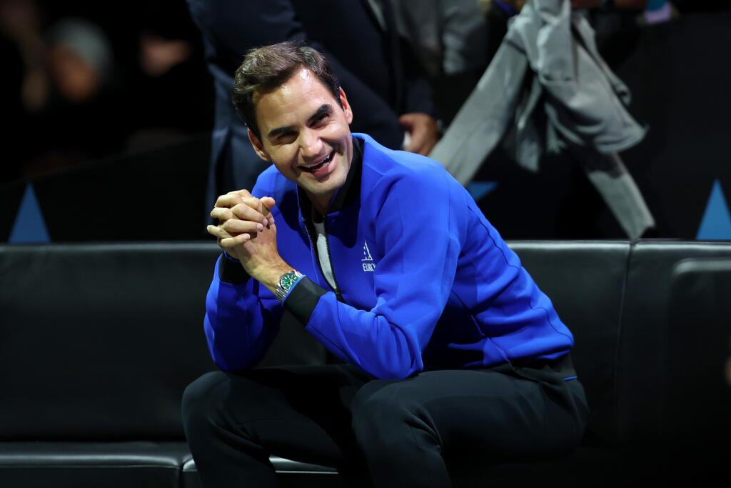 Slzy už vyschli, Roger sa počas 2. dňa Laver Cupu neustále usmieval