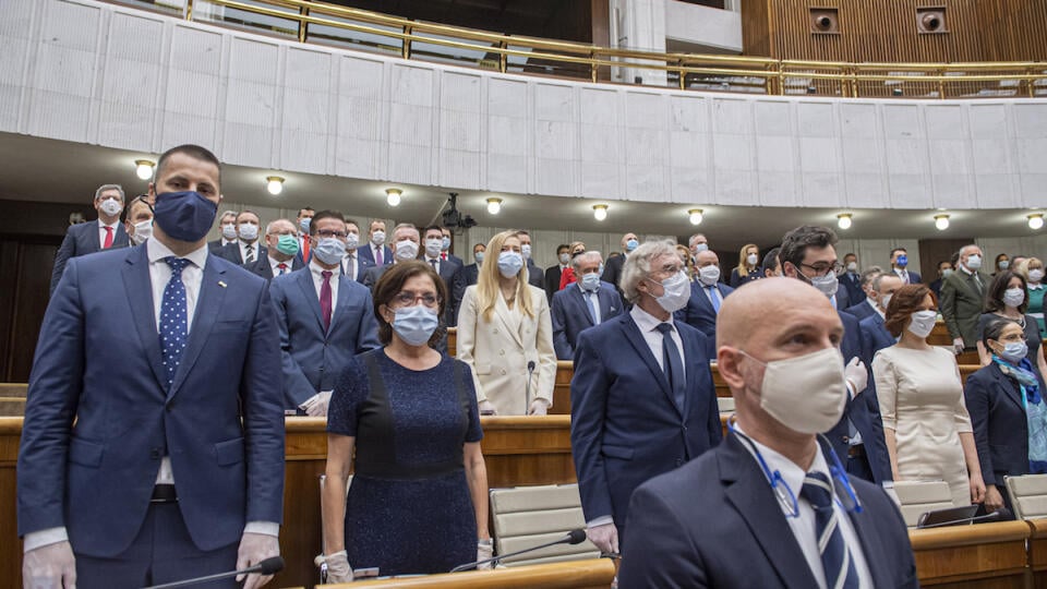 SR voľby2020 NRSR ustanovujúca schôdza BAX